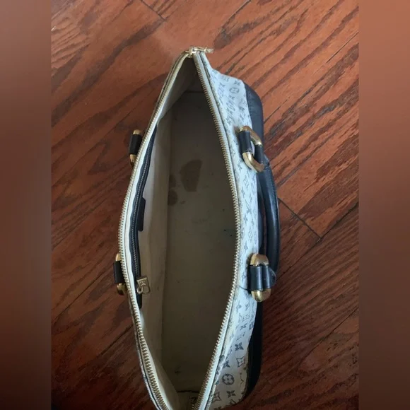 Louis Vuitton Monogram Canvas Tote - Black and Cream - Picture 4 of 5